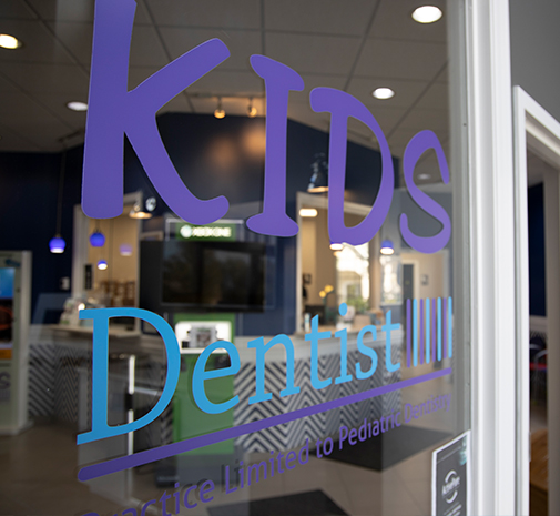 Kids Dentist dental office entrance