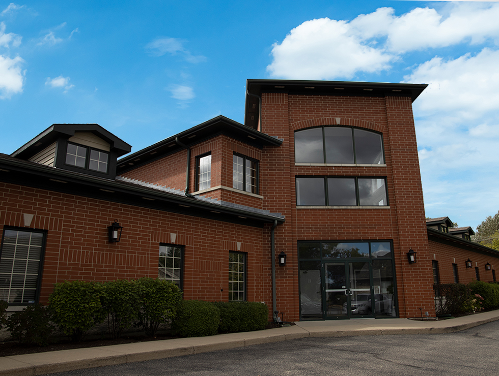 Outside view of Grayslake pediatric dental office building