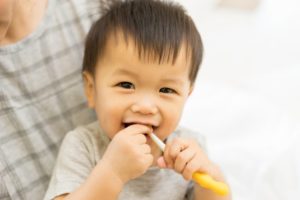 young child going in for their first dental appointment